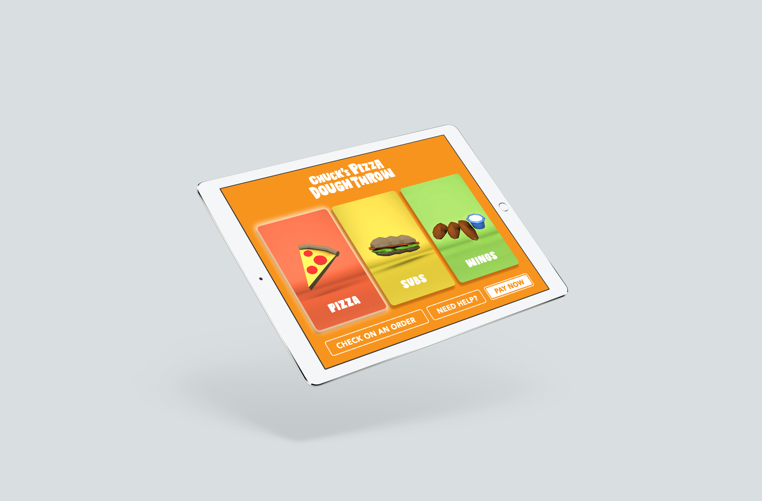 Dough Throw : the table-side app integrates gameplay into the ordering system