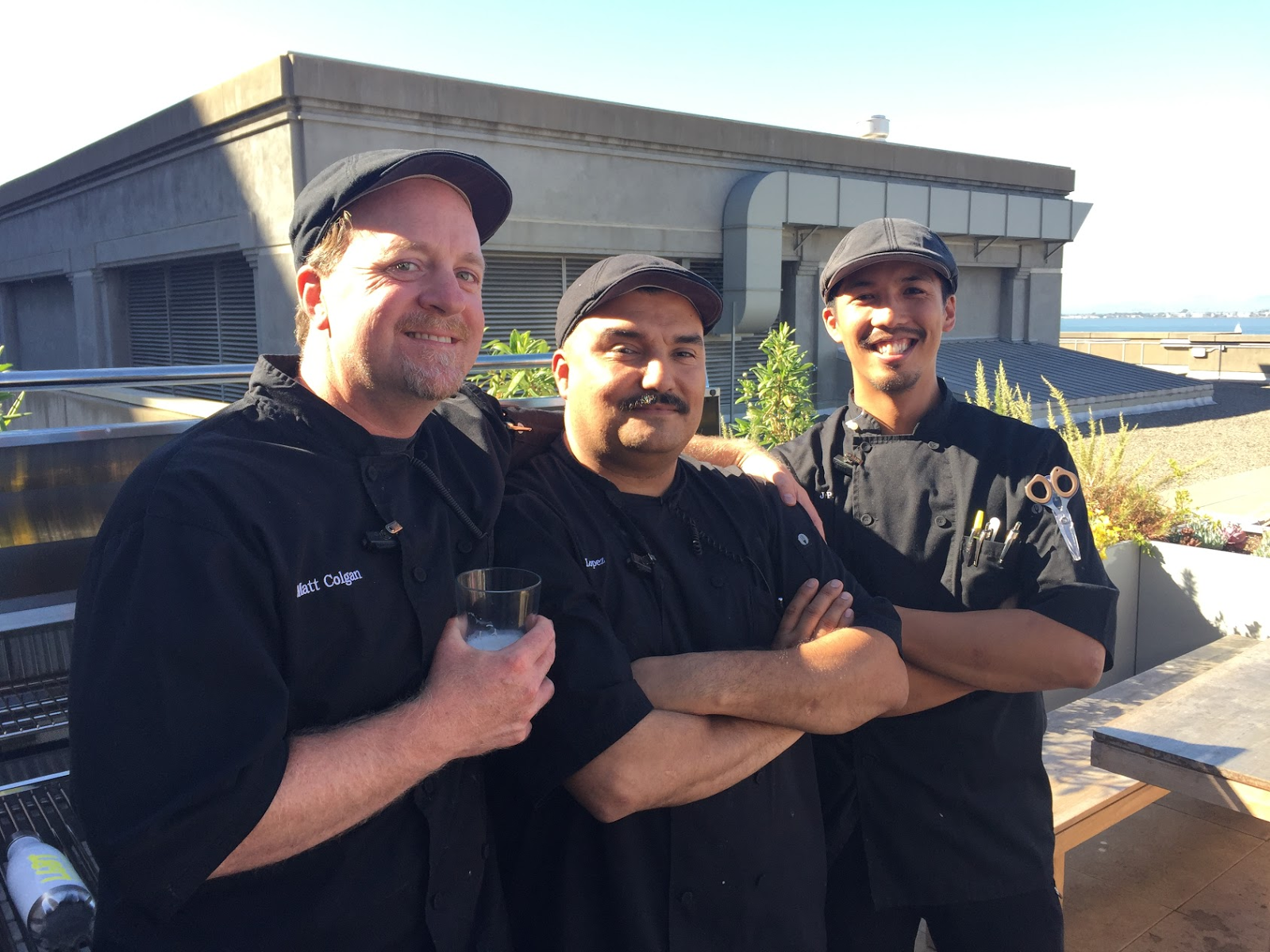 Chef Matt (my former manager and mentor) and Fonzy (my PIC at Google).