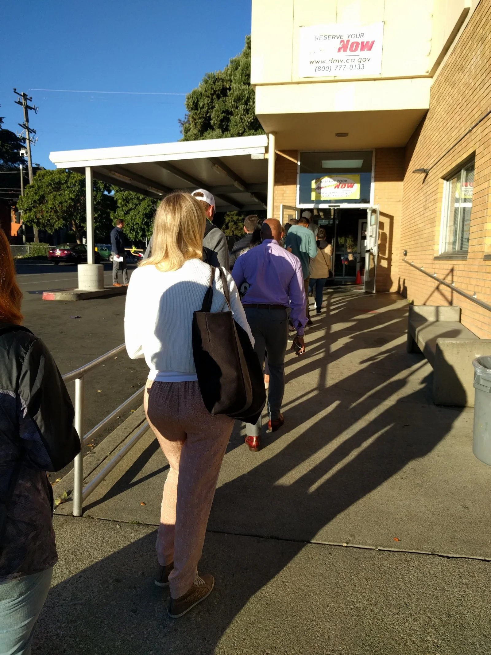 Just another day at the DMV...