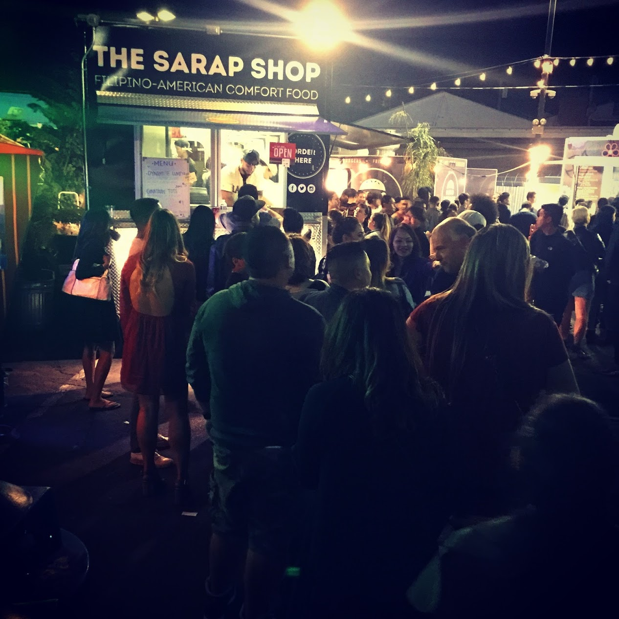 Our line during the night. Can't stop, won't stop!