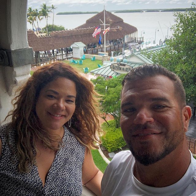 Proud of this lady @designdiva124 my big sis surprised me at the dock yesterday #canasportfishing #islamorada #floridakeys