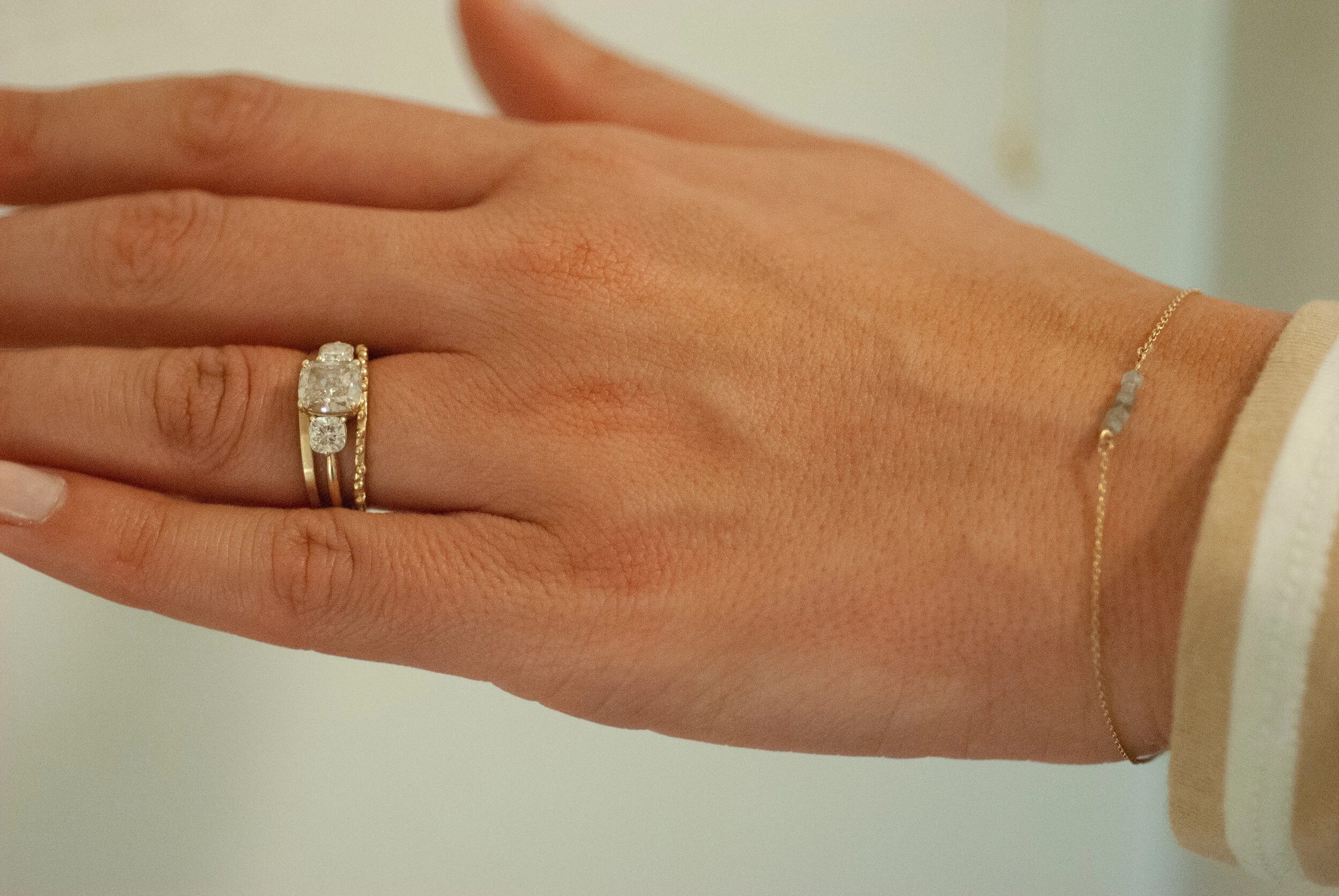 Cushion Cut Diamond Ring