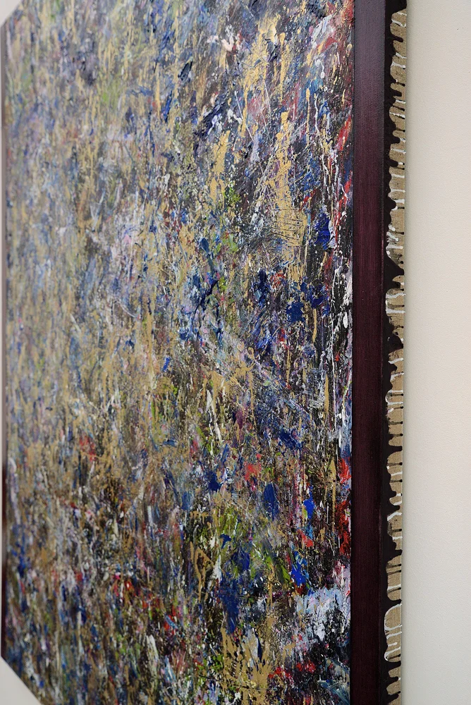 painting "Le Loubinou II" (detail), 2015