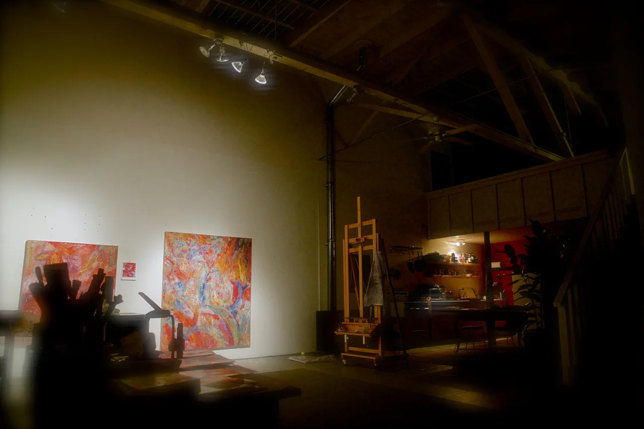 Oakland's studio, California, 2012