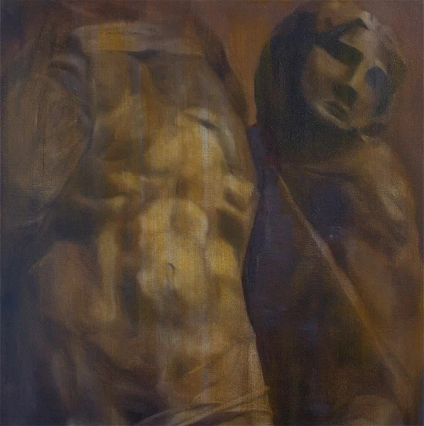 painting after Michelangelo's Palestrina Pietà, 2011