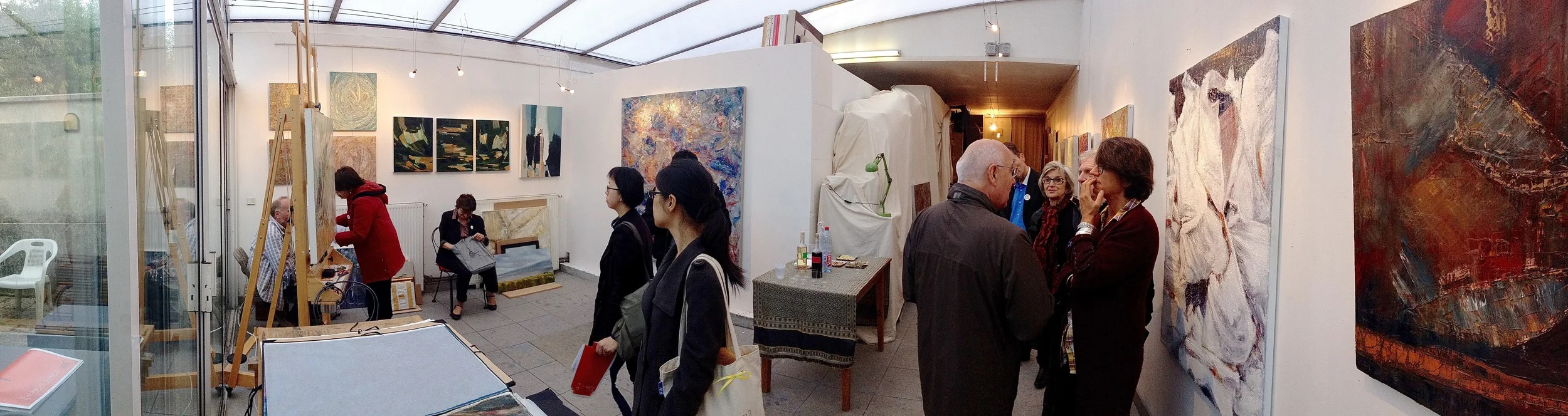 open studio in Montreuil, 2014