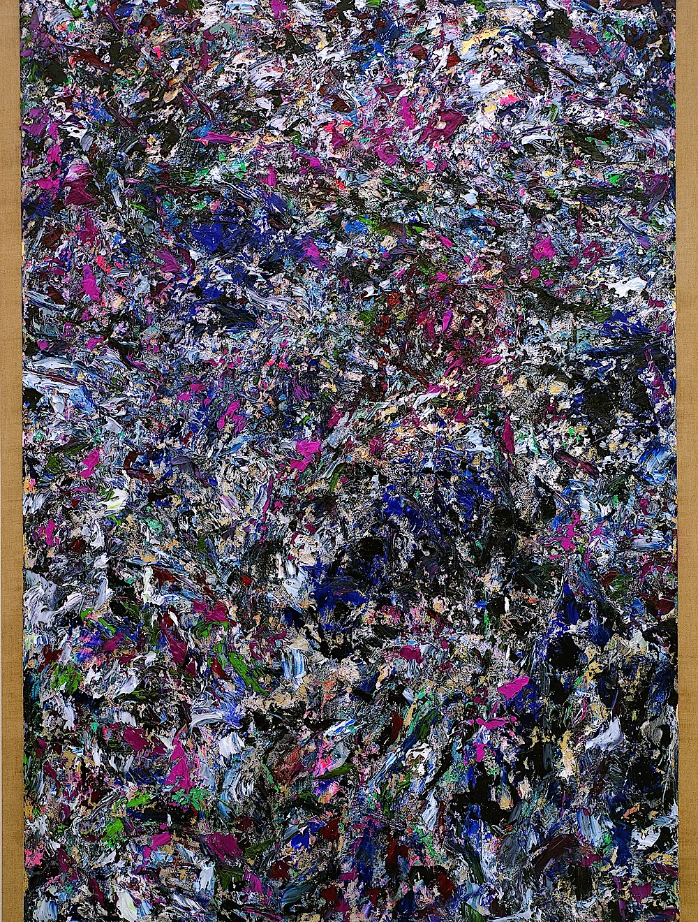 Le Loubinou III , 2016 oil and metallic pigments on linen, 64 x 48 in, 163 x 122 cm see details