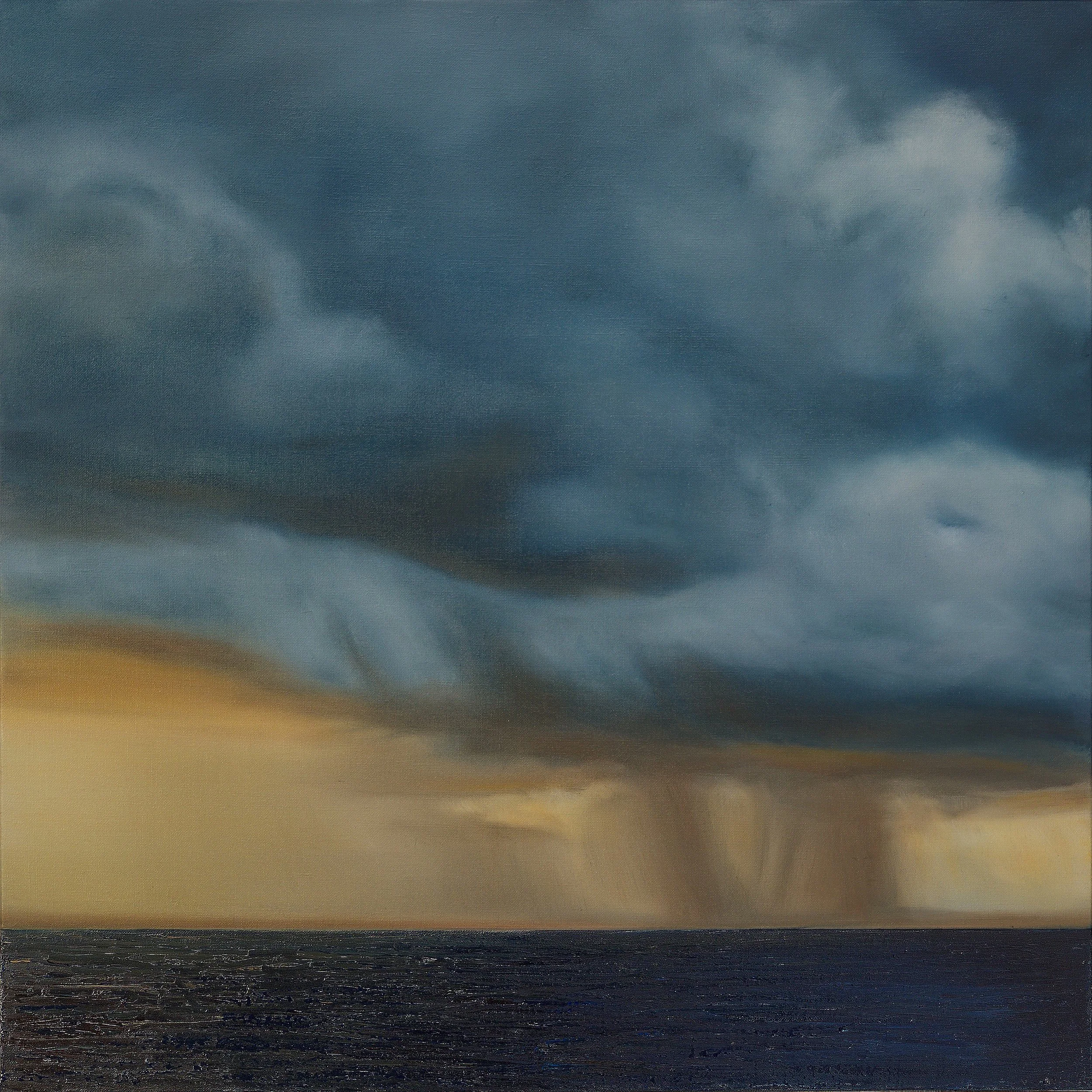    Taormina 2  , 2022  oil on linen, 75 x 75 x 4 cm, 30 x 30 x 1.5 in, framed   see details  