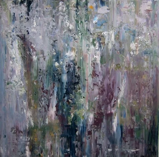    Folle Blanche   ,&nbsp; 2009   oil on canvas, &nbsp;20 × 20 in, 51 × 51 cm  