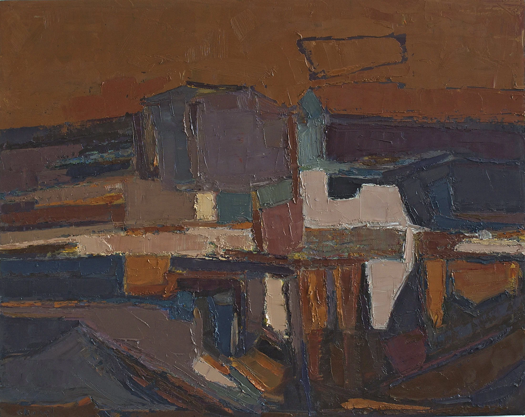    Hotel Dieu   ,&nbsp; 2010   oil on canvas, &nbsp;24 × 30 in, 61 × 76 cm 