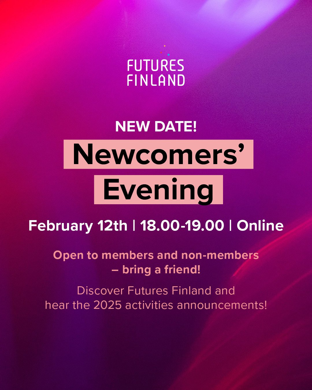 Uusien ilta / Newcomers evening -Online