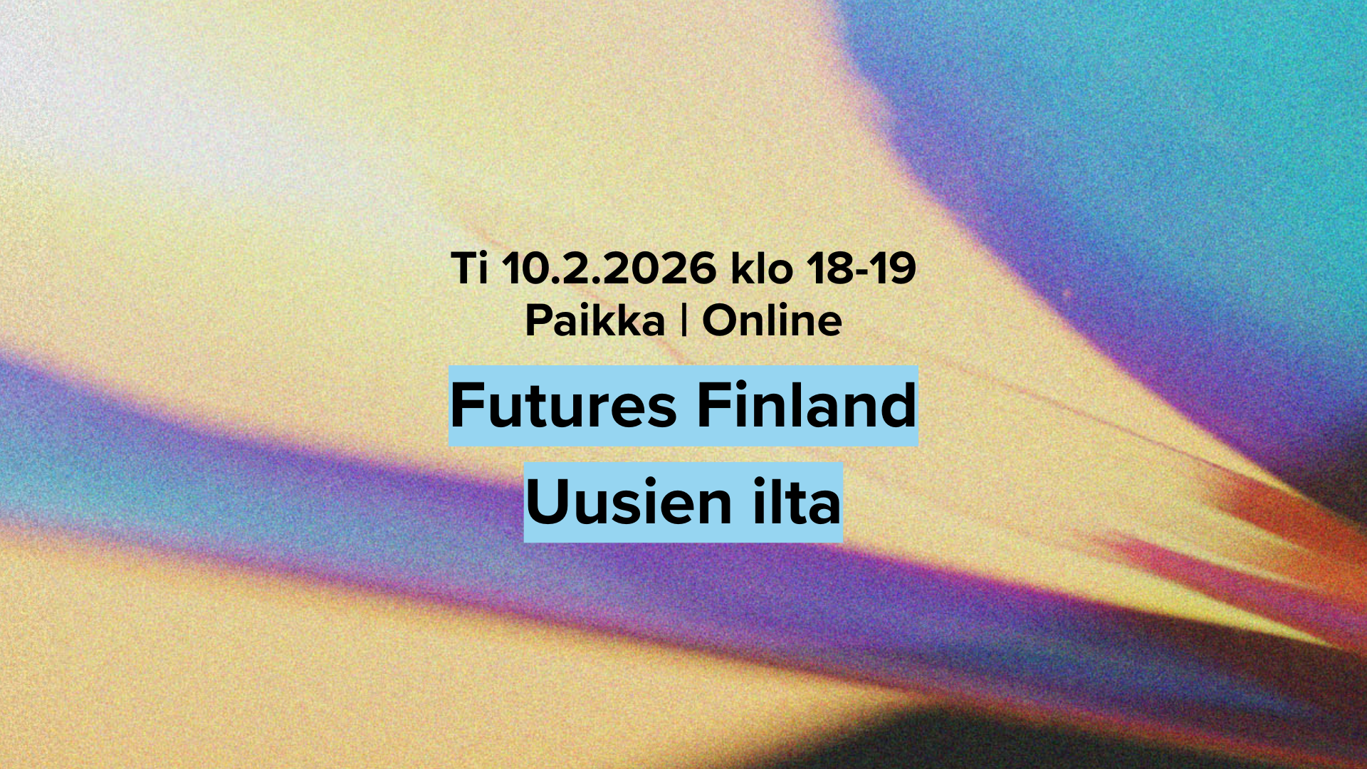 Uusien ilta / Newcomers evening -Online