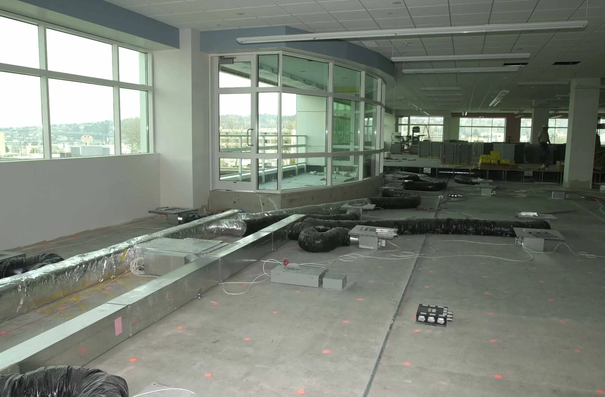 Underfloor air distribution