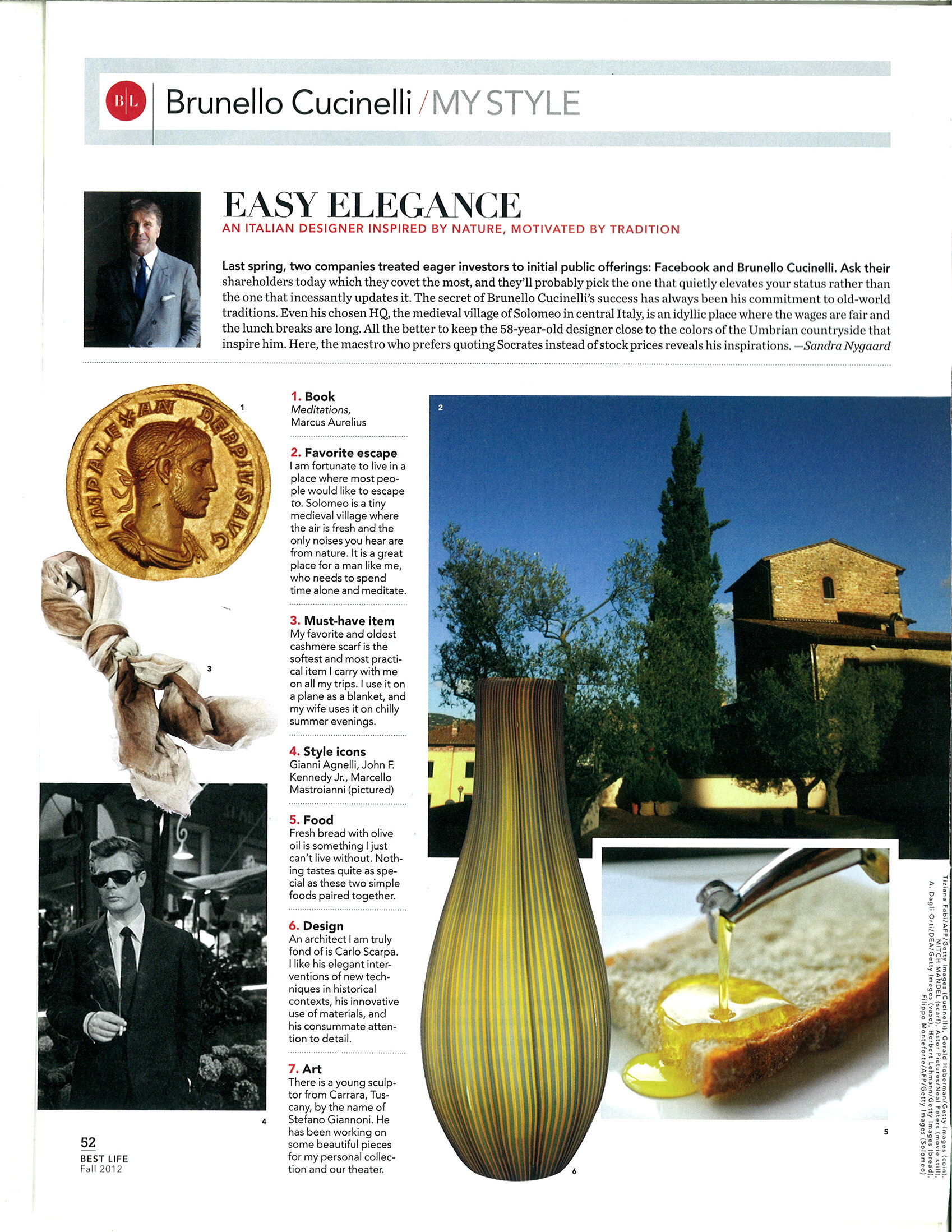 Brunello Cucinelli, Best Life