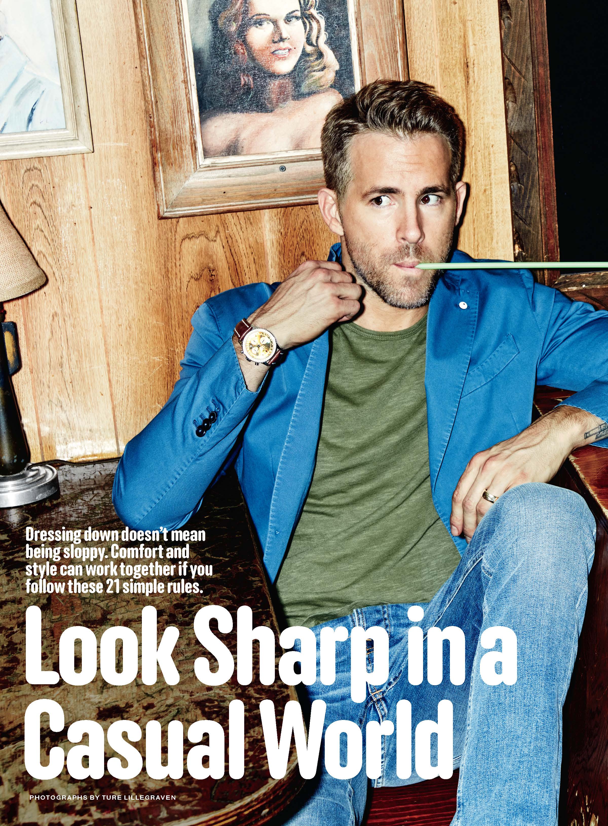 Ryan Reynolds, Men's Health