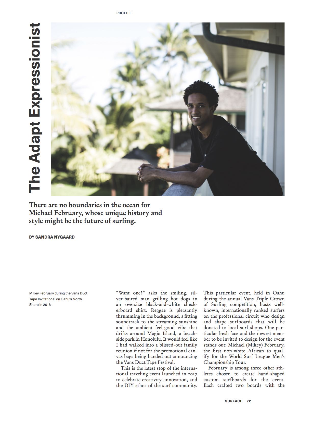 Surface magazine April 2019
