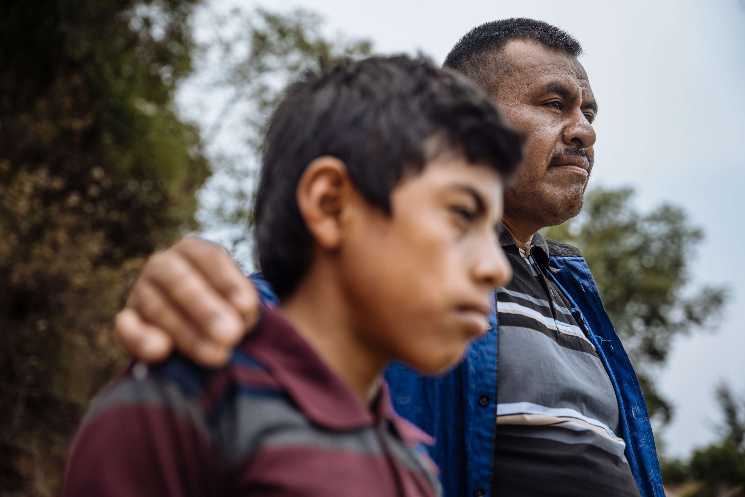 "I had to come back because of my health. Working there was very tough," recalls Marcos Vázquez, who returned to Barrilas Lagunas, Guatemala, after severe lung illness cut short his attempt to work in the U.S. Now, after 22 years in his community, h