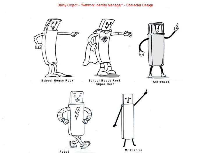 Gemalto - Initial Character Concepts