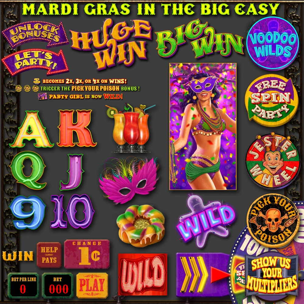 Mardi Gras In the Big Easy - Multimedia Games