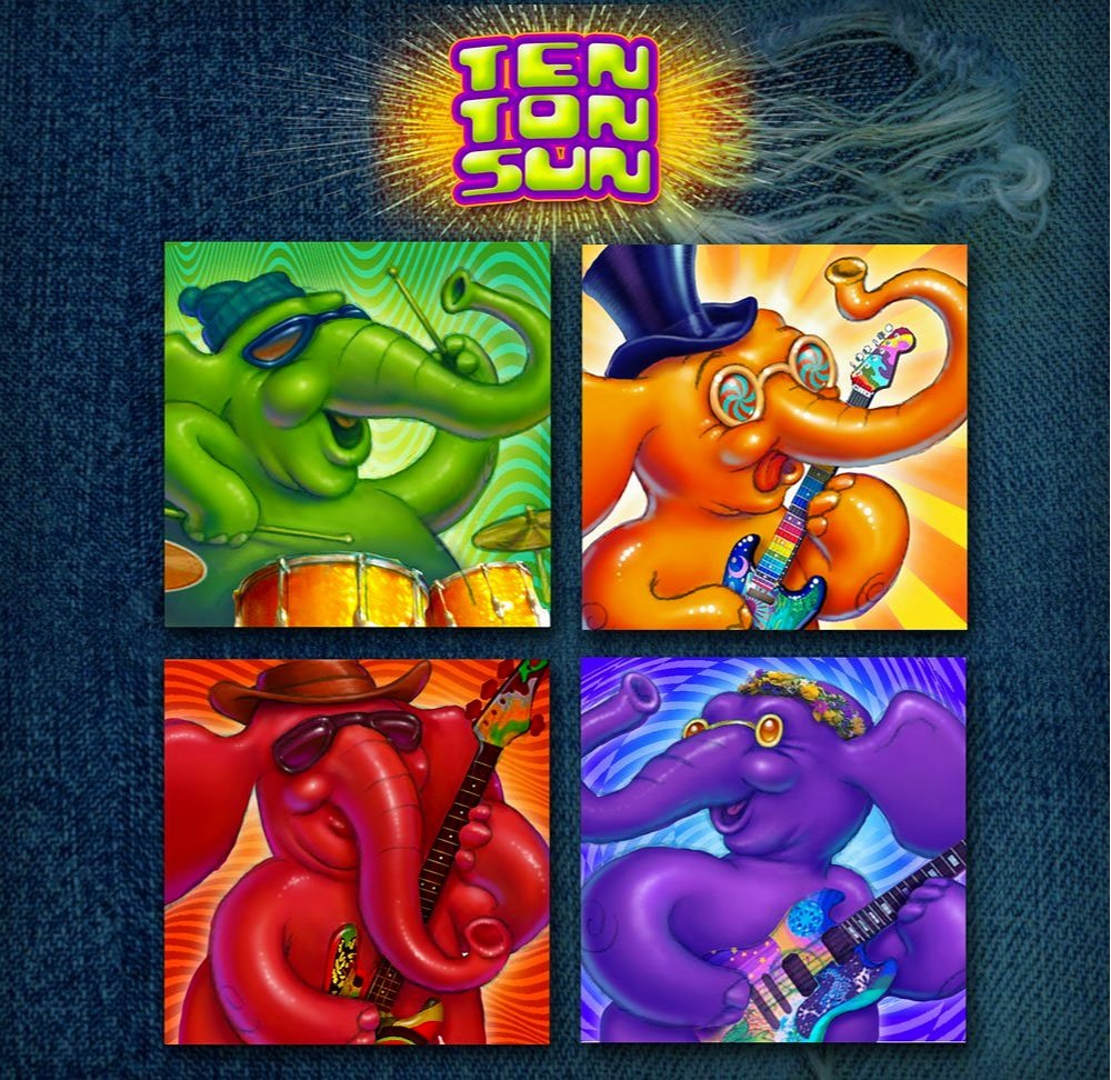 10 Tons of Fun - Psychedelic Band - 10 Ton Games