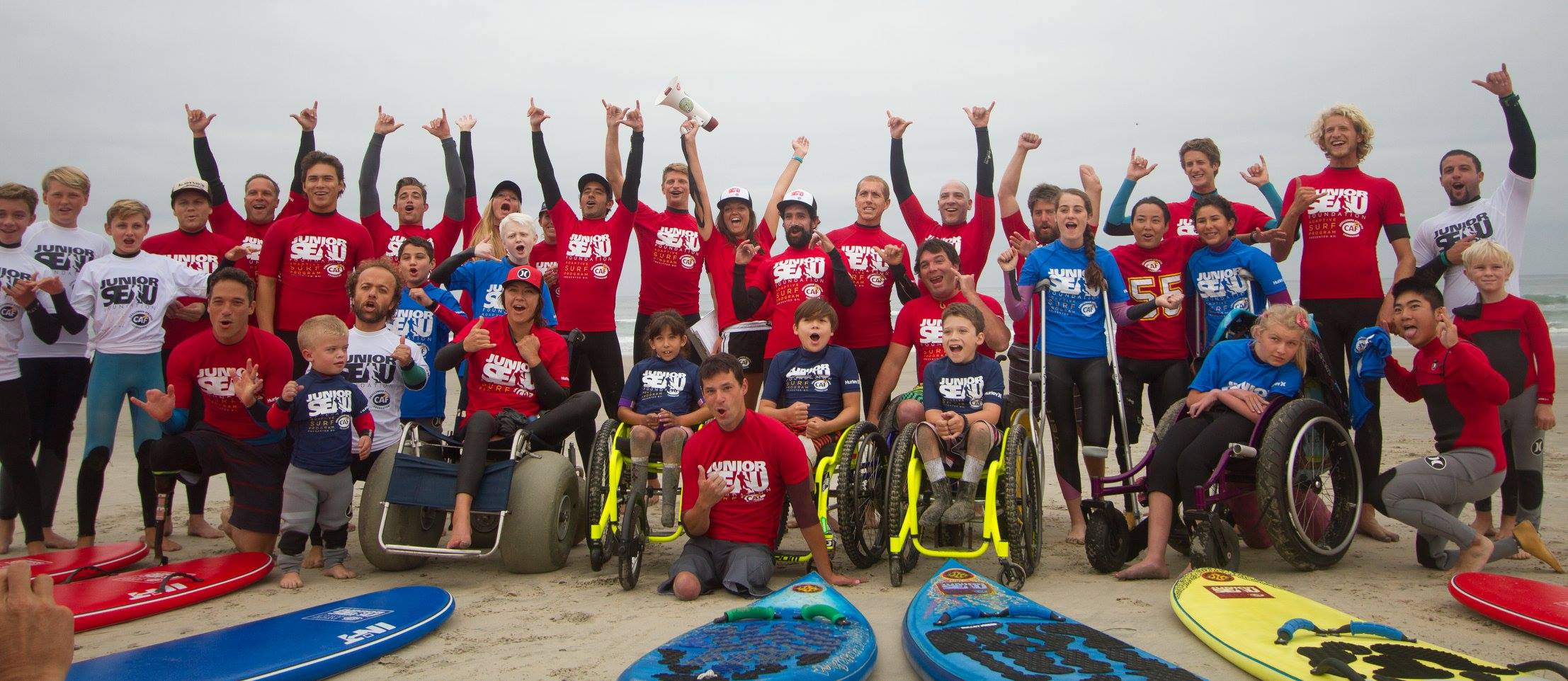 2016 Junior Seau Foundation Adaptive Youth Surf Camp presented by CAF