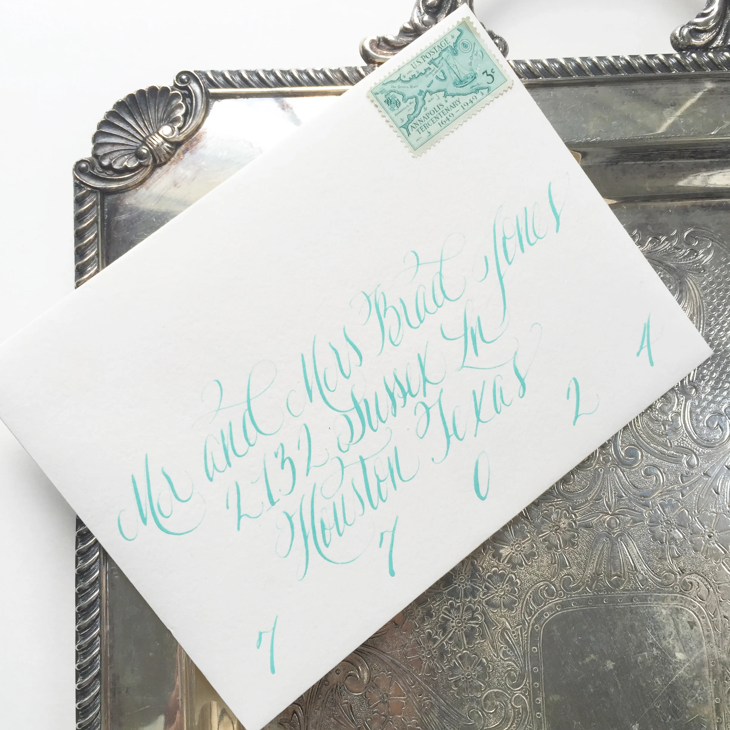 Lettering by my colleague and friend, Jenny of A Fine Flourish