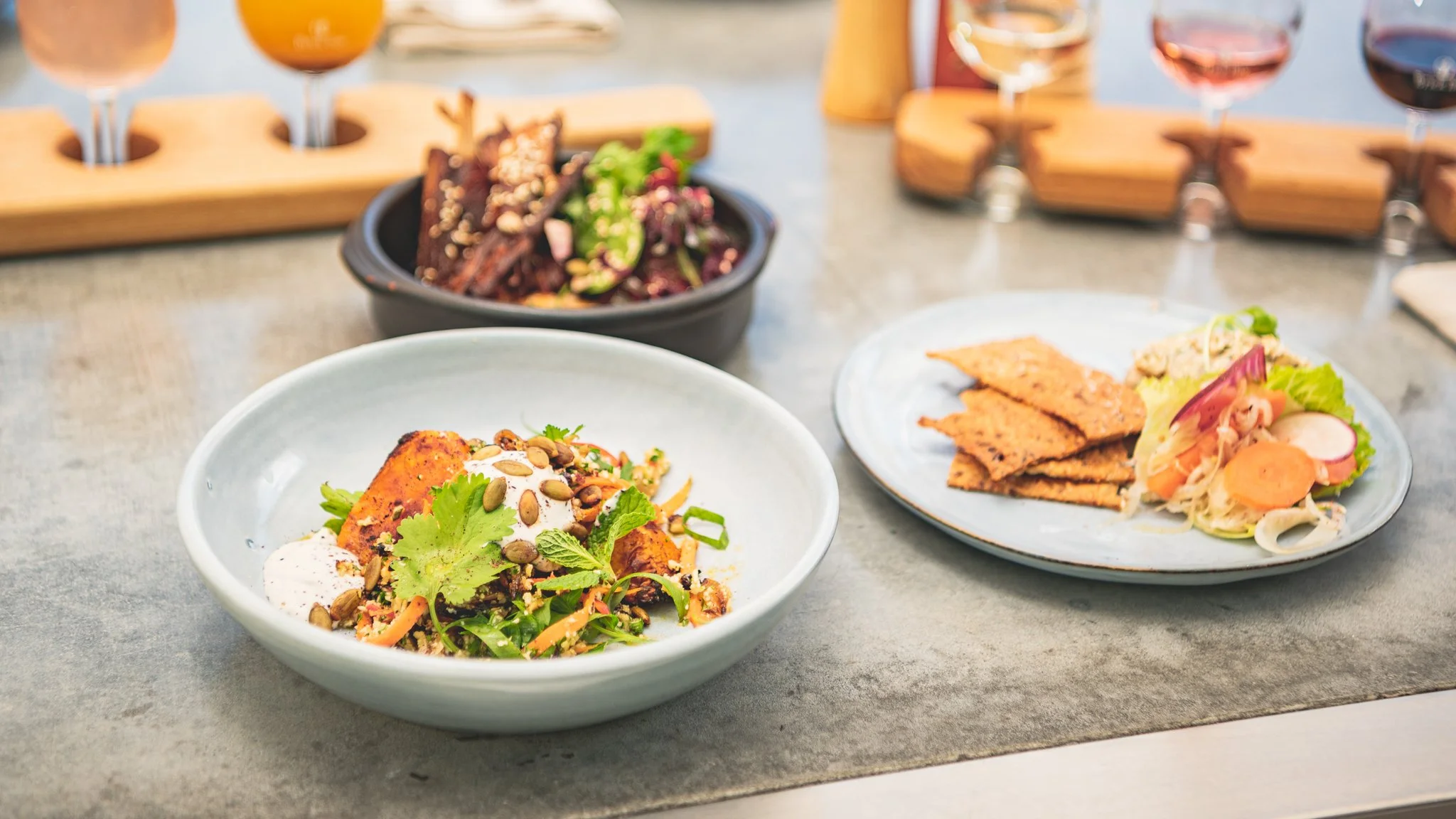 Matakana Restaurant The Glass House Kitchen at Brick Bay Wines