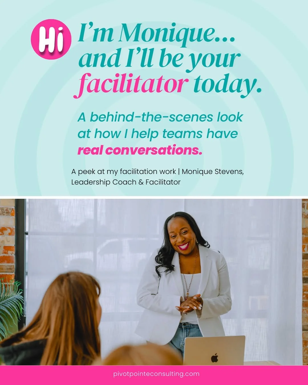 Most people know me as a leadership coach.
But there&rsquo;s another side of my work I don&rsquo;t share as often: facilitation.

It&rsquo;s where the whole becomes greater than the sum of its parts.
Where group dynamics get real.
Where the best conv
