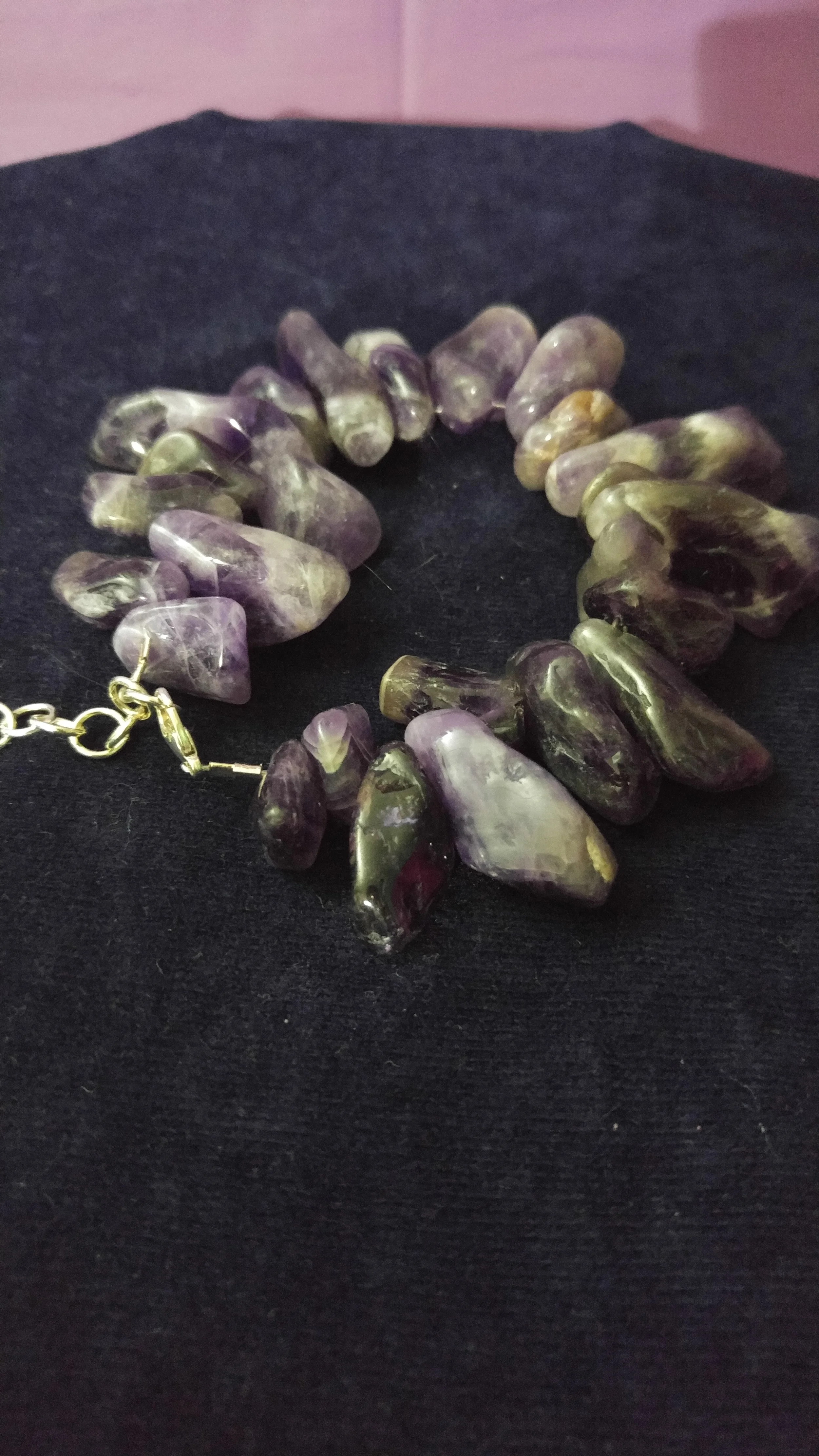 Chunky Amethyst Bracelet