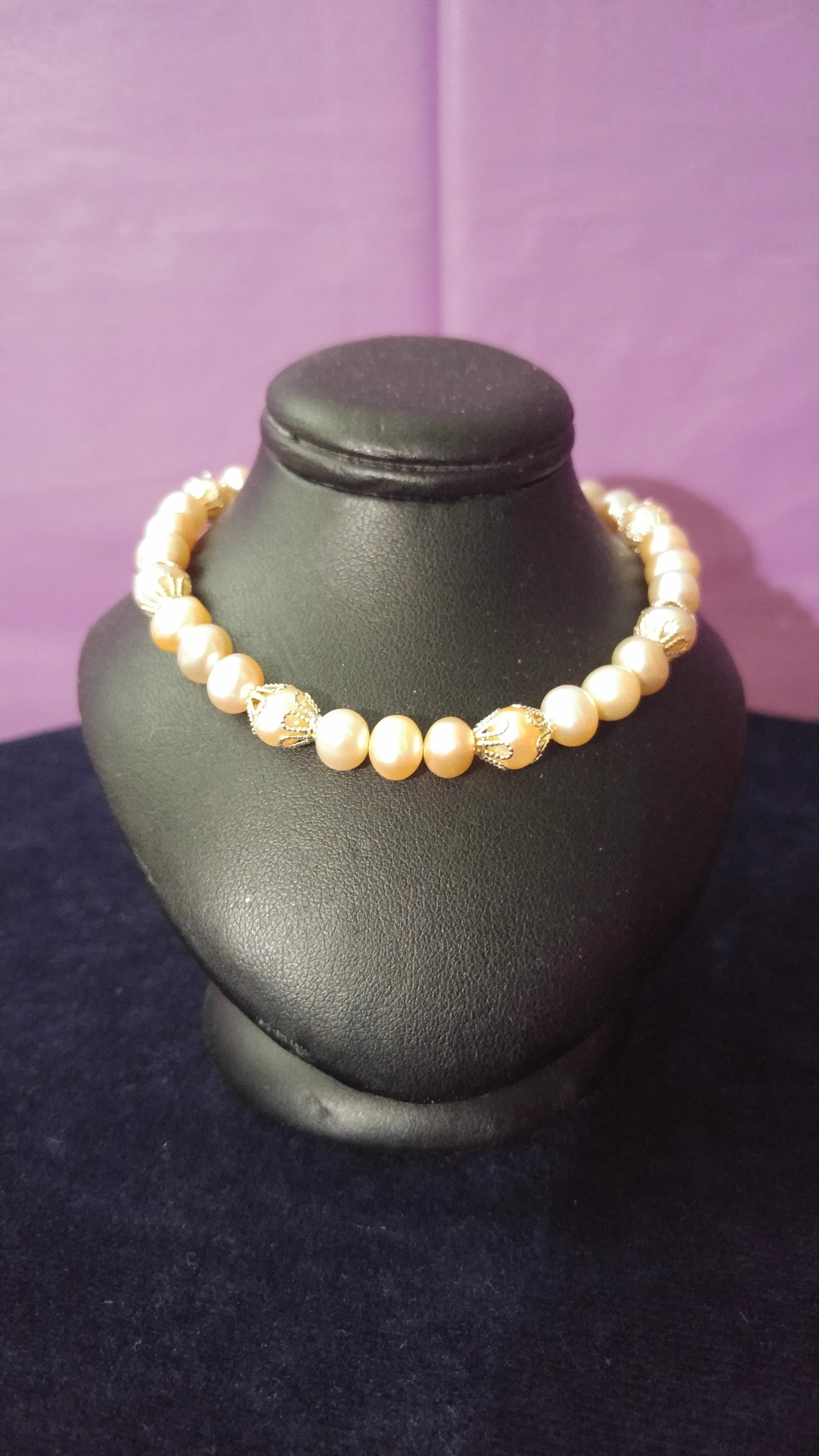 Cream Freshwater Cultured Pearl Bracelet