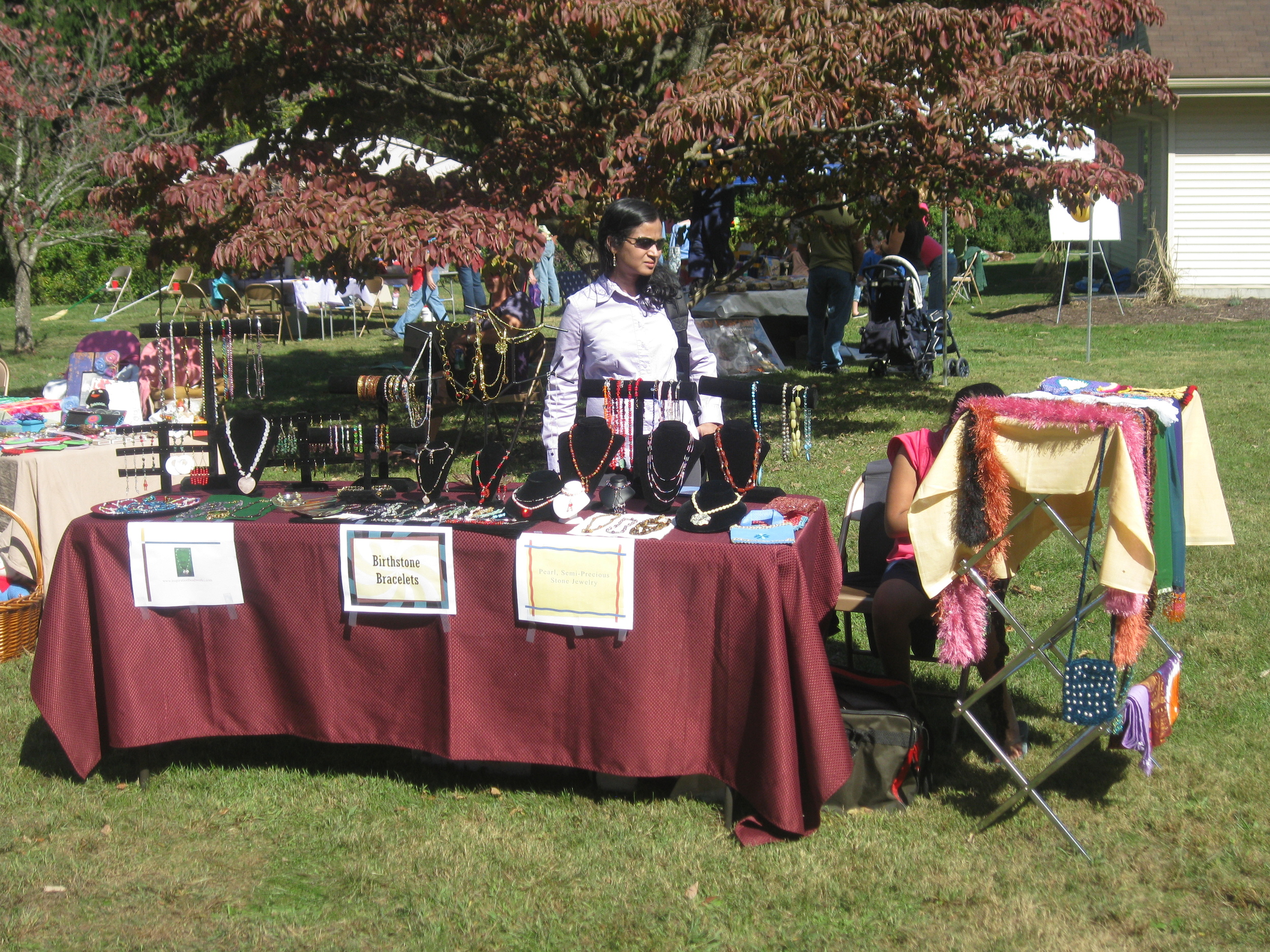 Apple Butter Festival Craft Show at UCC West Goshen PA. I am not doing all the craft shows I used to do but some of the shows I still go and sometimes I try new shows too. 