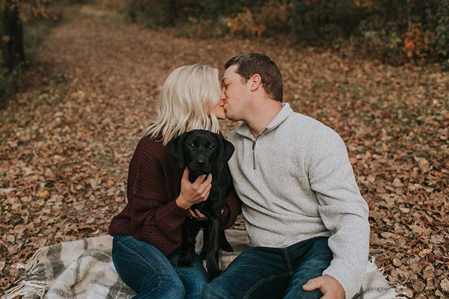 We scheduled Anna &amp; Joe&rsquo;s engagement session probably 3 months ago and we finally got to take them yesterday! 🍂🍁 And of course, I made sure they were going to bring their puppy Remi for some photos. Remi made me miss Herman&rsquo;s (my do