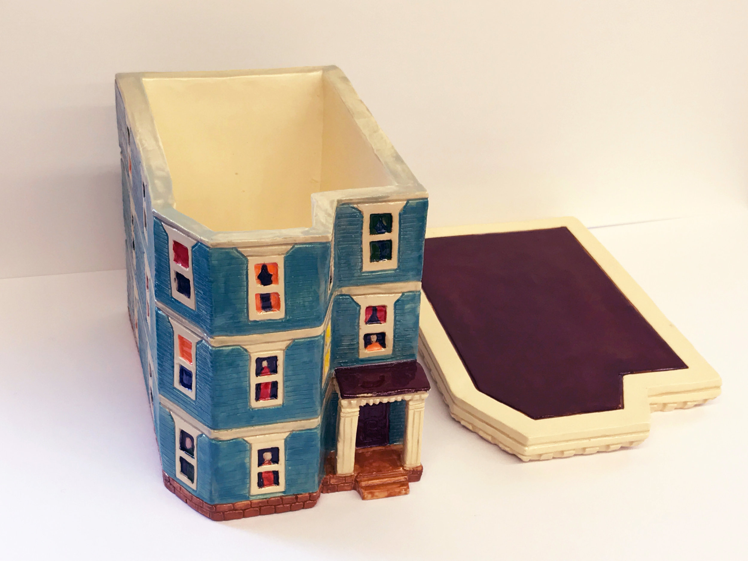 Triple Decker Cookie Jar, H 6 x D 8 x W 5.5
