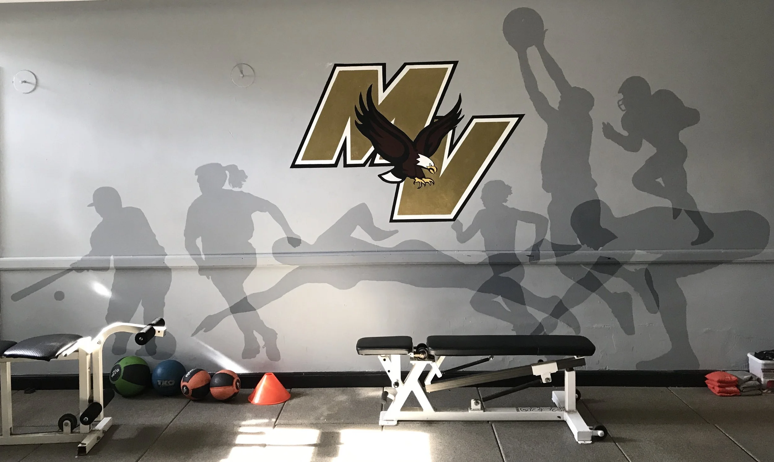Weght Room Mural