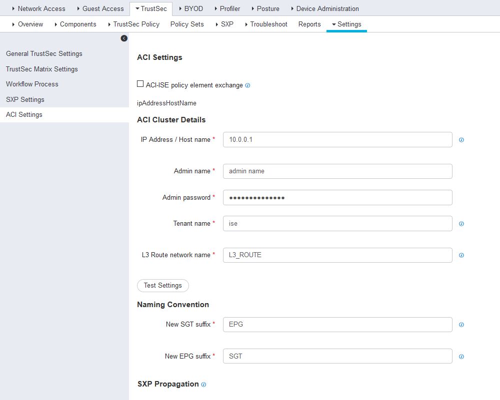 ACI-TrustSec Integration