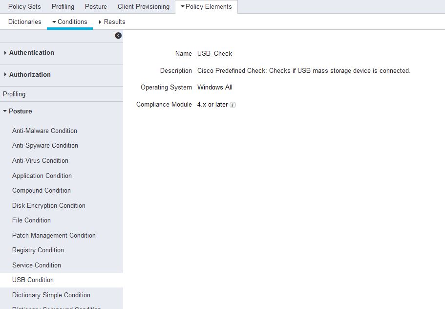 USB Condition Check