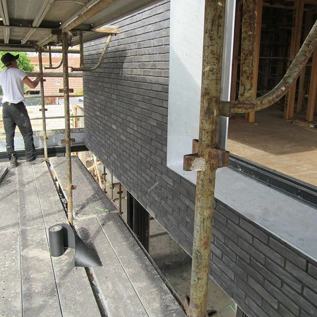 We are loving how these feature bricks are looking onsite at one of our Malvern East projects! #architecture #architecturelovers #designinspiration