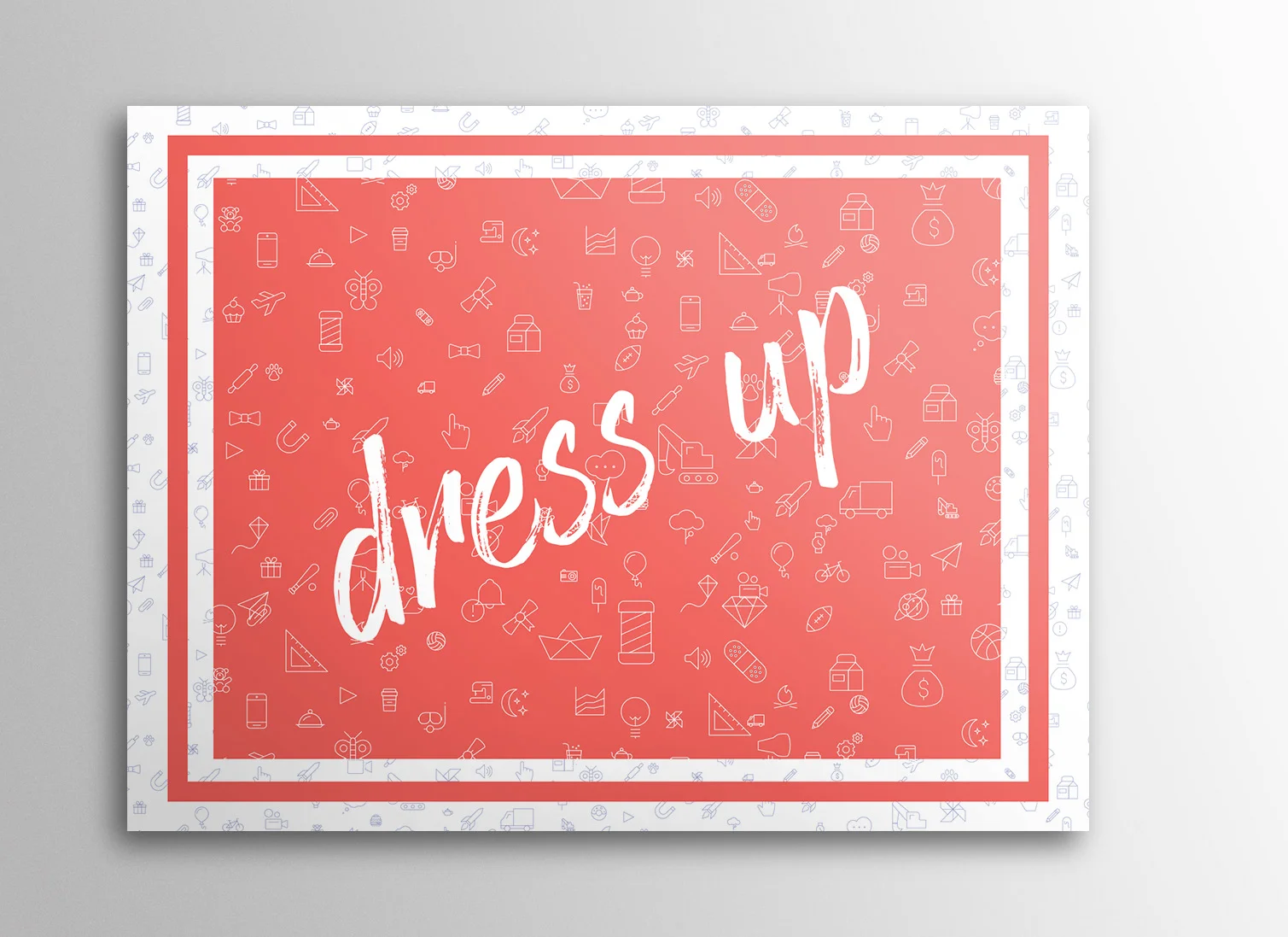 DESIGN - Signage for our "fashion" inspired section. 