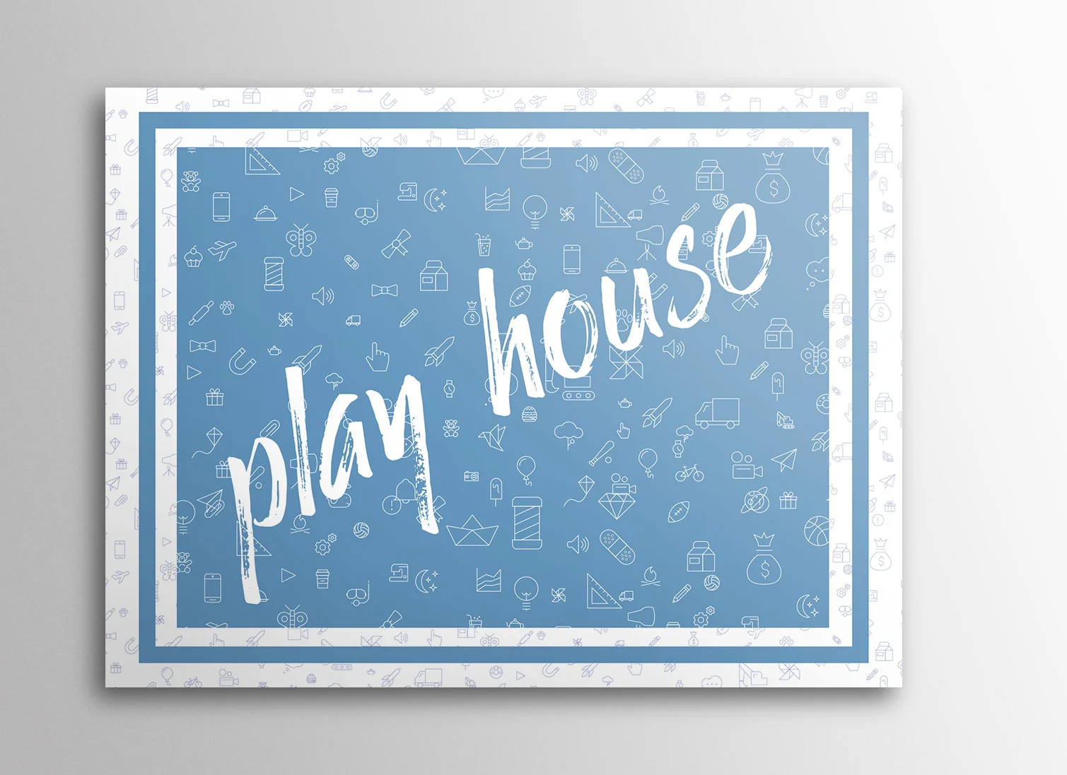 DESIGN - Signage for our "home" inspired section. 