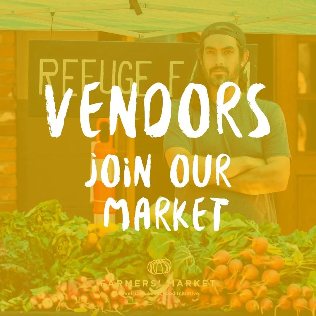 Vendor applications for the outdoor farmers market season 2023 are now available! 🥳

If you're interested to participate as a vendor at our farmers market find more information on our website (link in bio) or send us a message. 

We are also still a