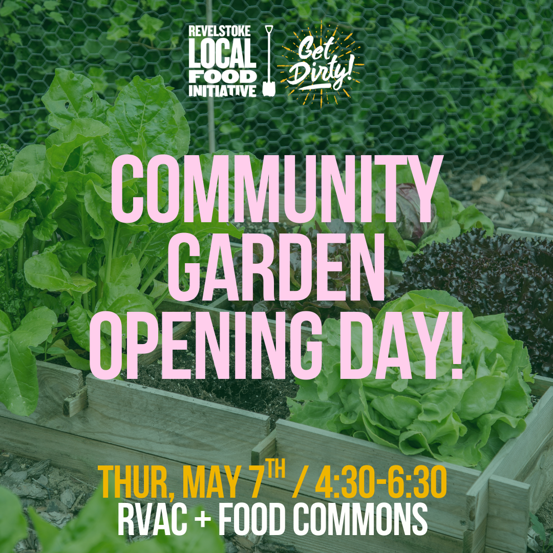 COMMUNITY GARDENS OPENING DAY!