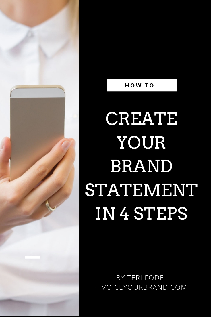 How to create a business brand statement