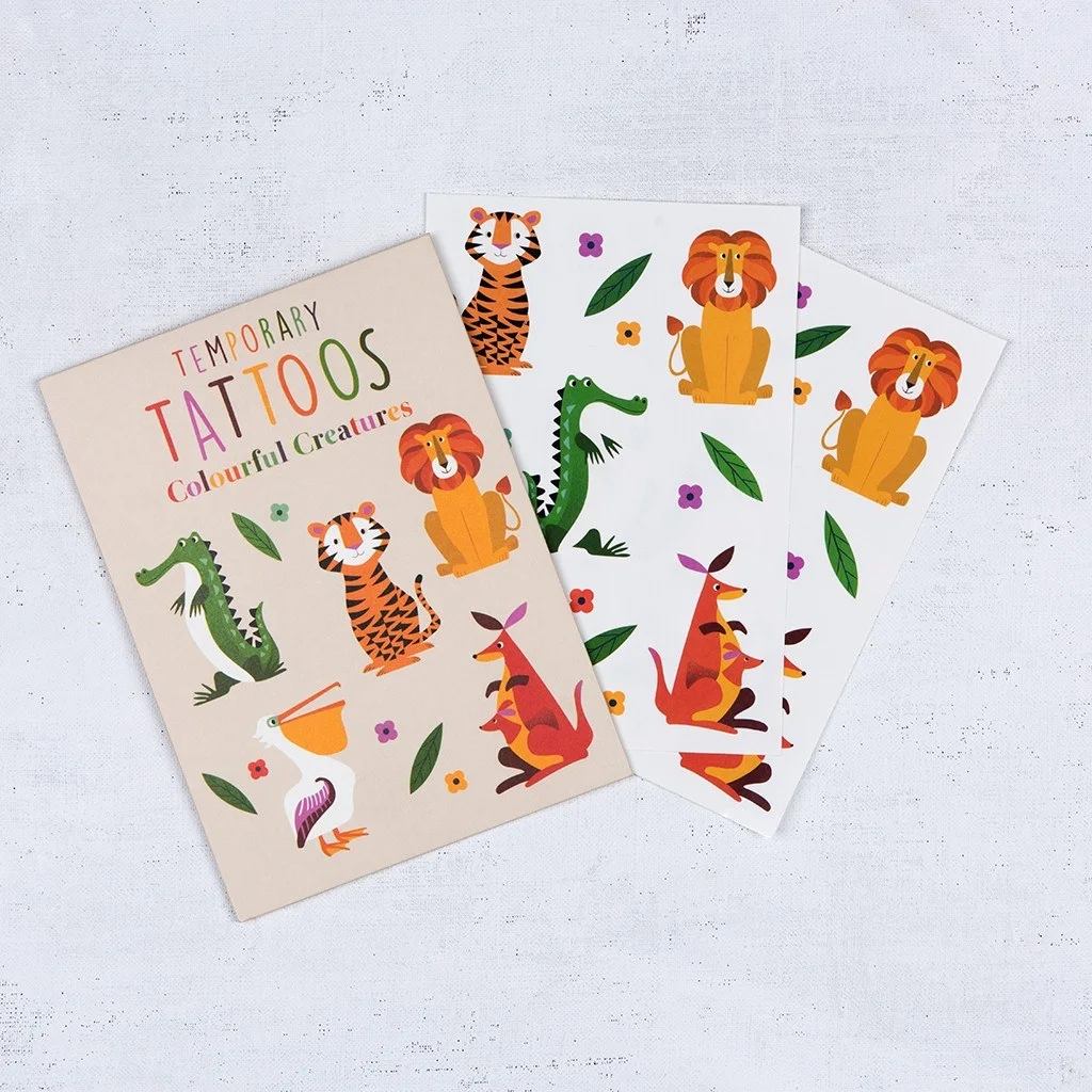 animal temporary tattoos get well soon gifts to send to children