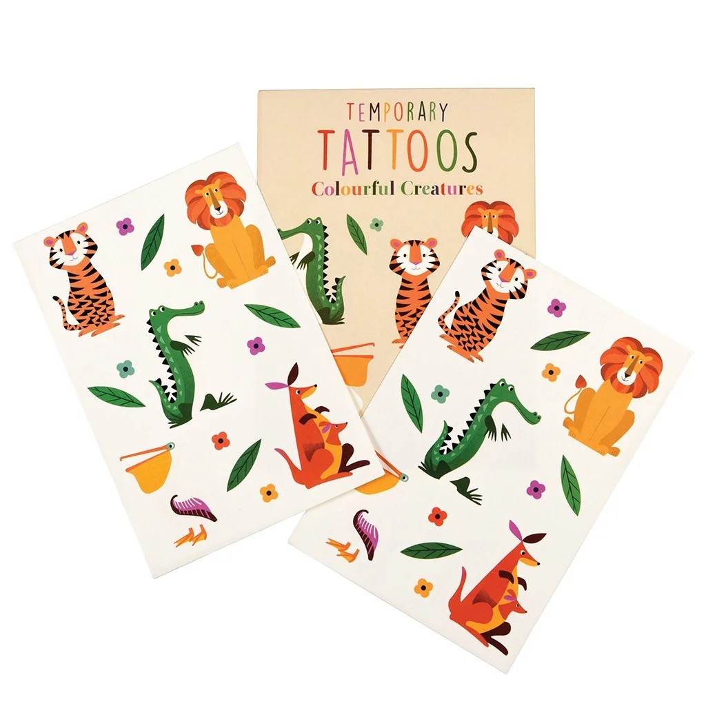 animal temporary tattoos get well soon gifts to send to children