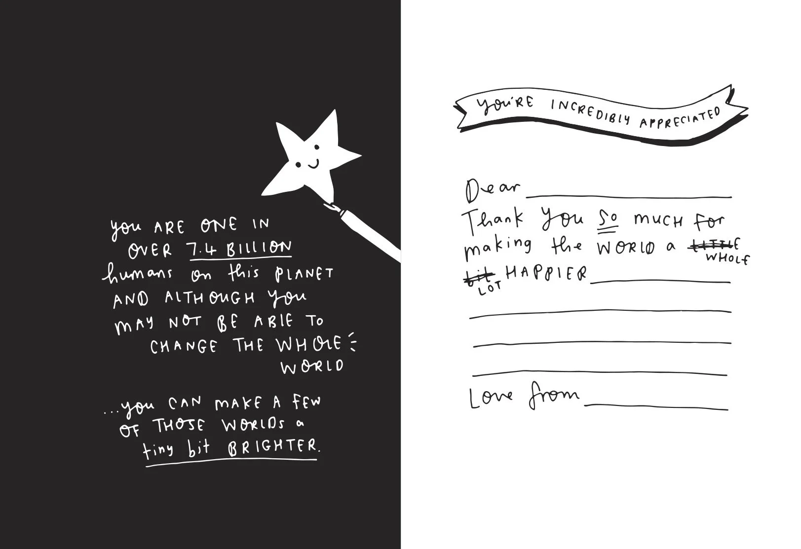 emily coxhead make someone happy and find your own happiness along the way creative kindness journal bearhugs