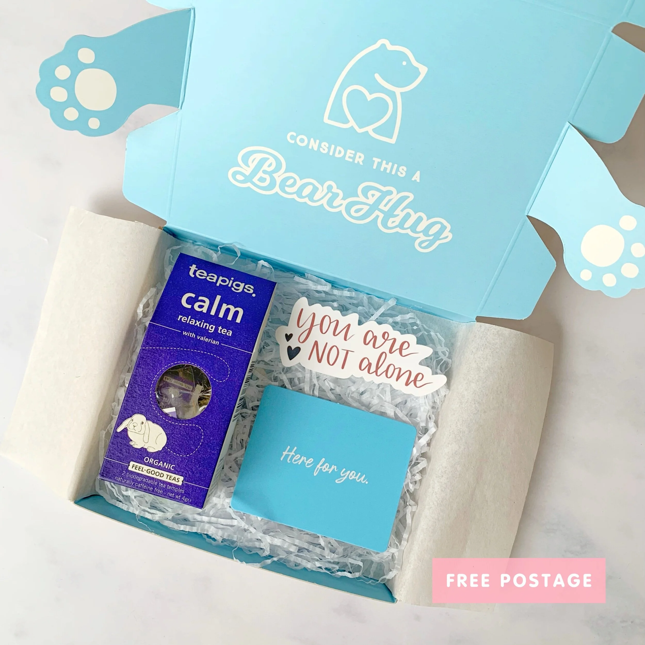 BearHugs Gifts Send a 'Hug in a Box' Thinking of You Gift by Post