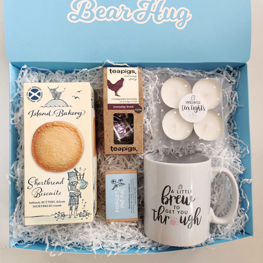 With Love And Sympathy Hug In A Box Bearhugs Gifts Send A Hug In A Box Thinking Of You Gift By Post