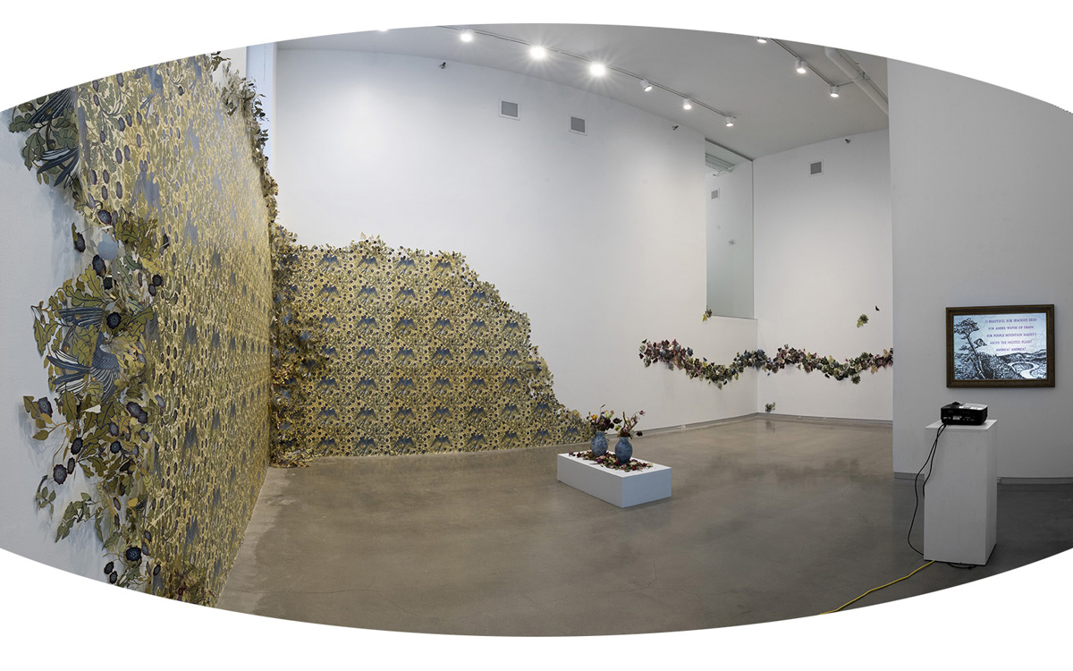 When The Real Is No Longer What It Used To Be (Gallery Installation View) , 2018. Letterpress-printed Linocut, Lithography, Silkscreen, Ceramics, Stop-Motion Animation