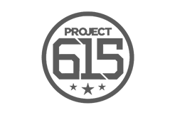 Project 615 logo | Michael Hoss Design | Graphic design Nashville, TN.