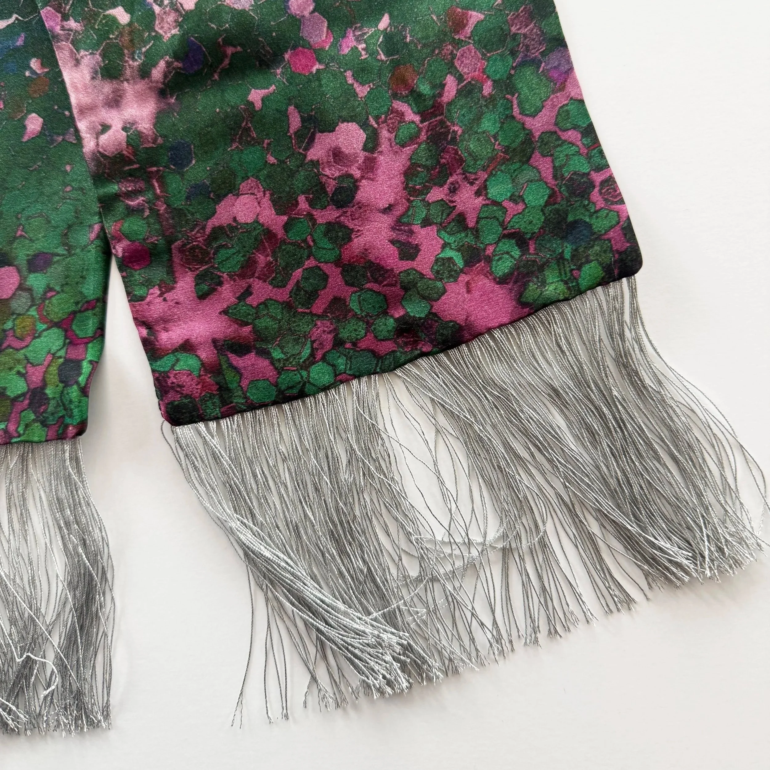 sparkler with silver fringe